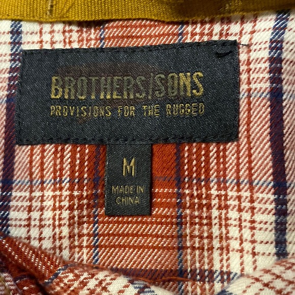 Brothers/Sons Men’s Short Sleeve Button Down Shirt - Picture 3 of 5